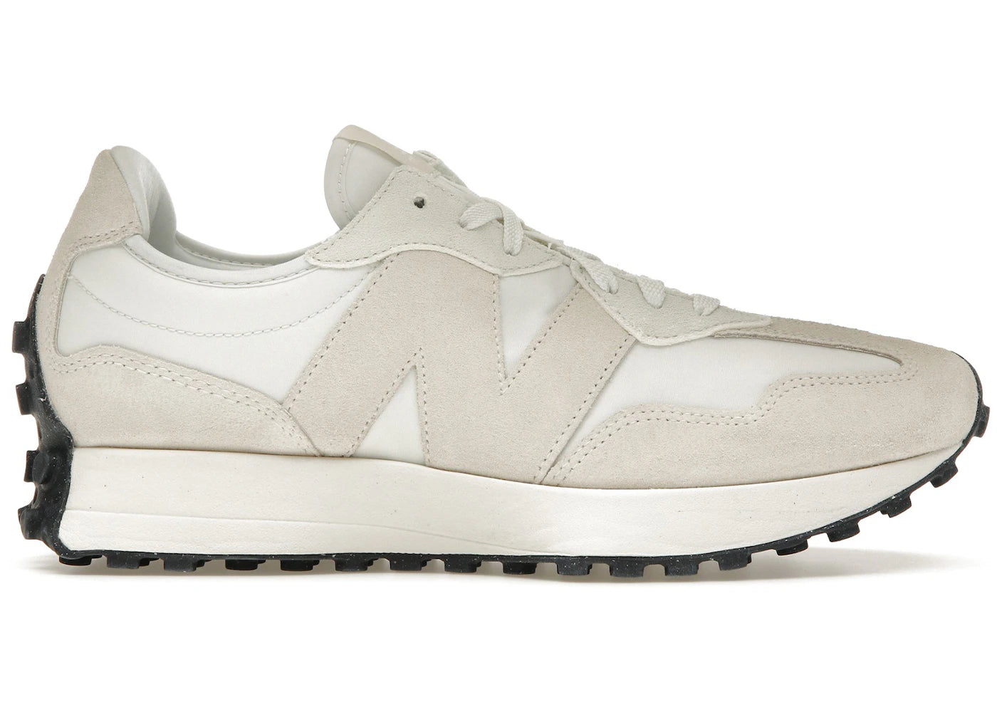 new balance 327 white sea salt suede (women's)