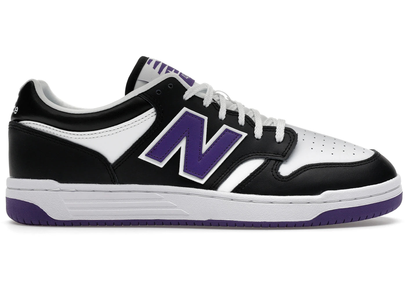 New Balance 480 Black White Purple