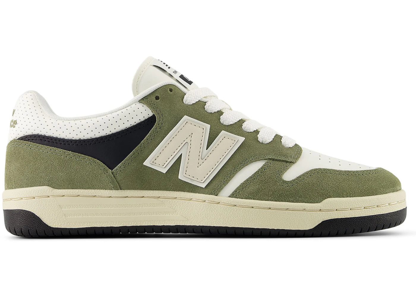 New Balance 480 Dark Olivine Sea Salt
