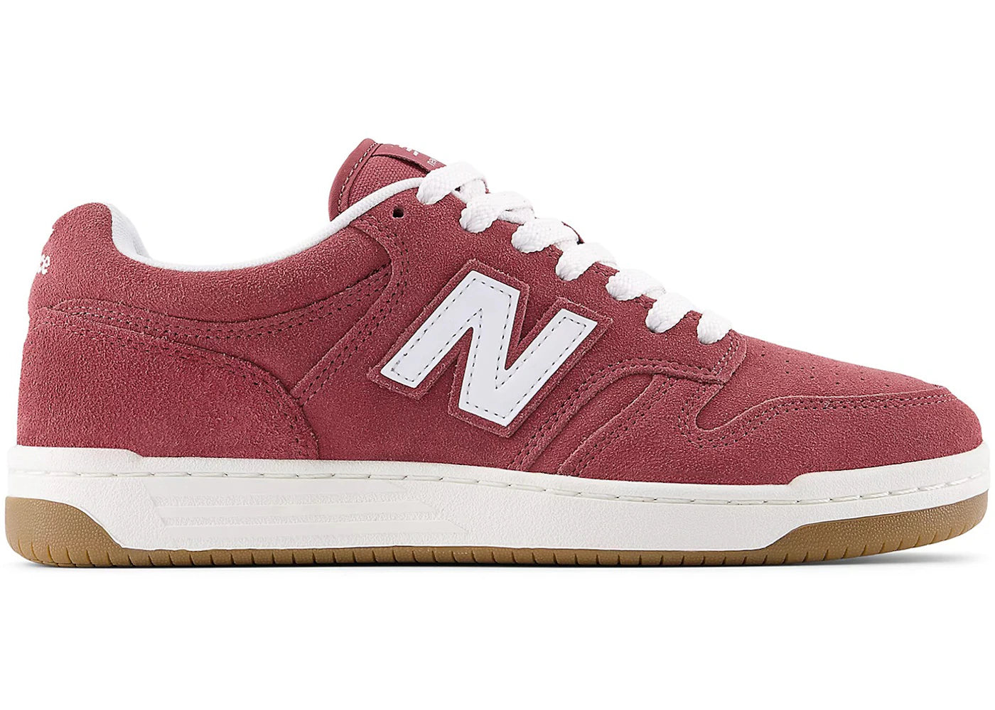 New Balance 480 Redwood White