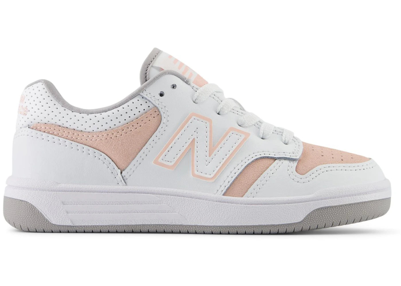 New Balance 480 White Pink Haze (Ps)