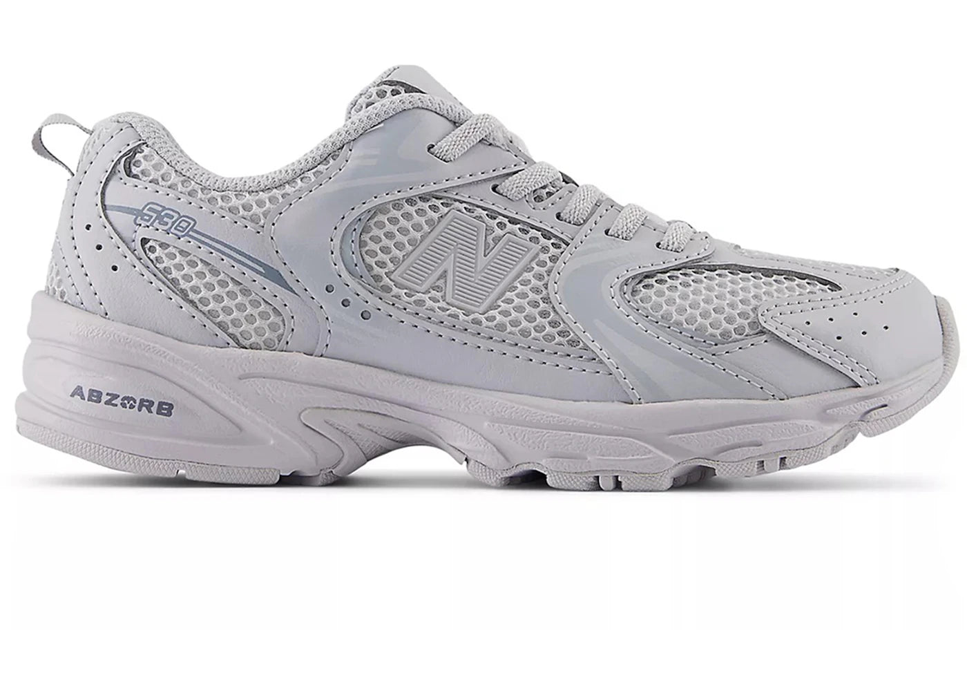 New Balance 530 Bungee Lace Pearl Grey Steel (Ps)