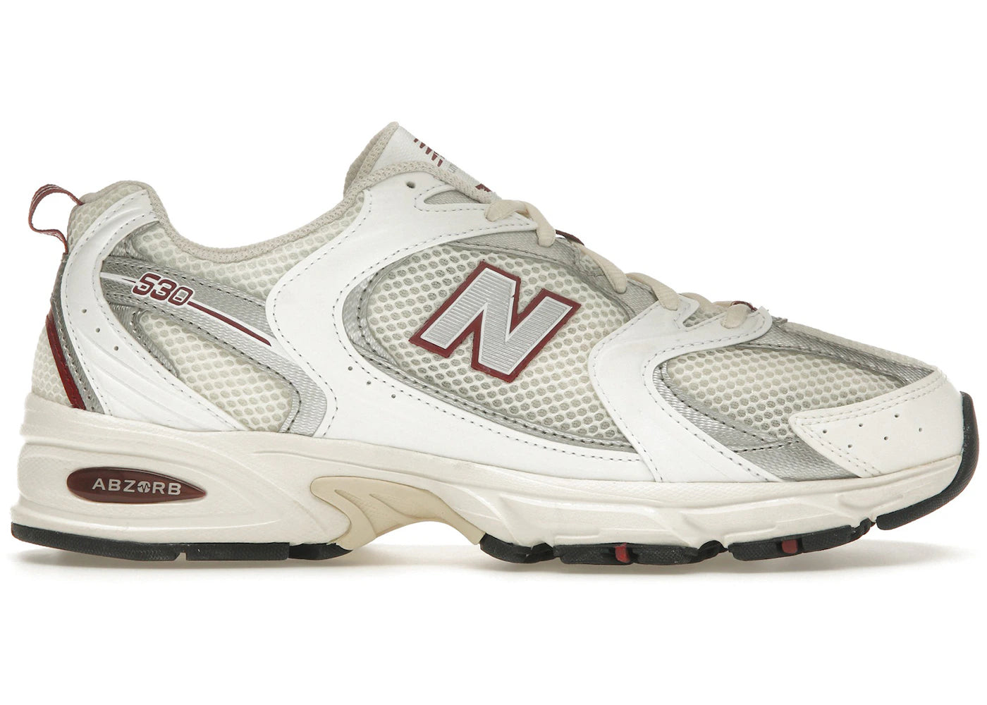 New Balance 530 Sea Salt Mercury Red