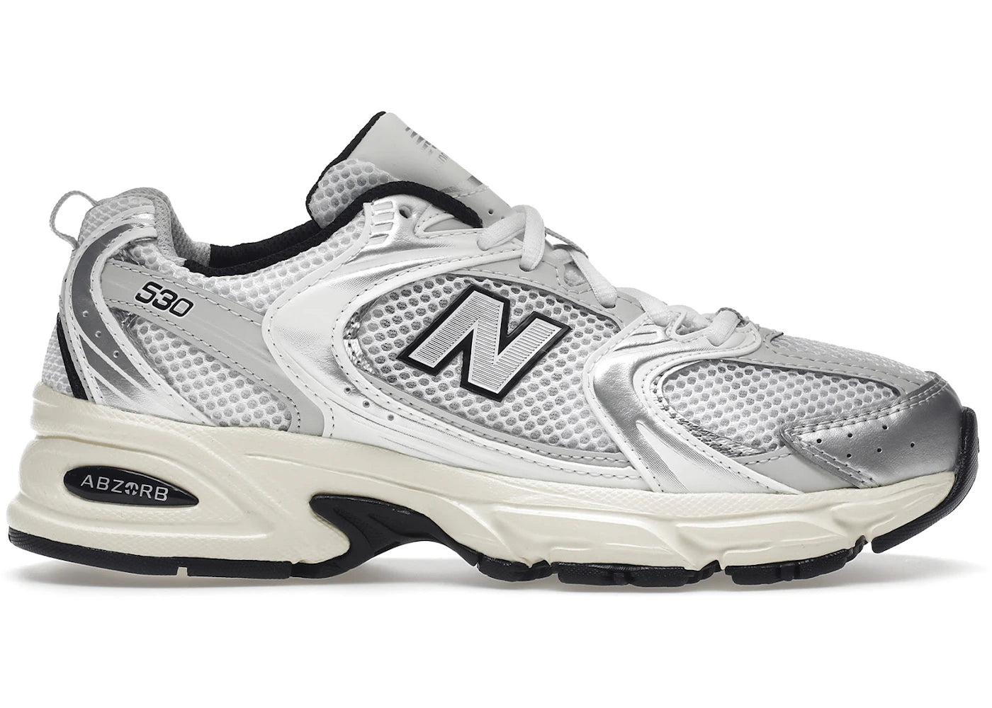 new balance 530 silver cream