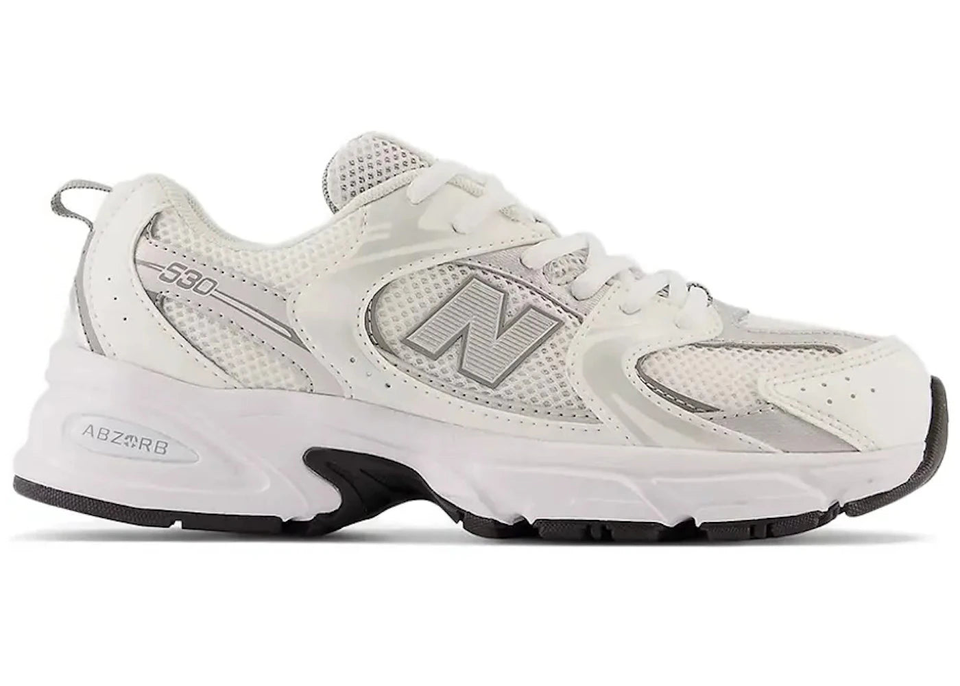 New Balance 530 White Silver (Gs)
