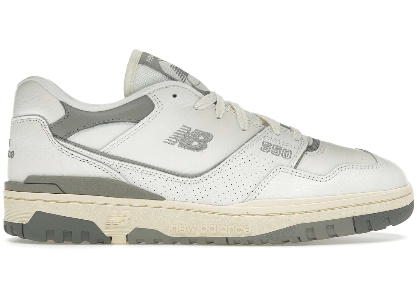 new balance 550 away grey mini logo