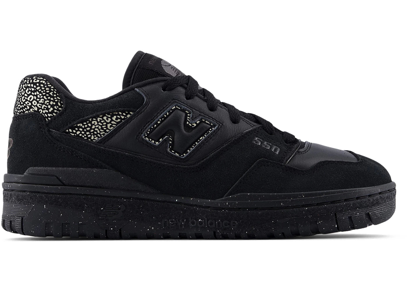New Balance 550 Black White Leopard (Women'S)