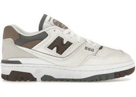 New Balance 550 Sea Salt Dark Mushroom