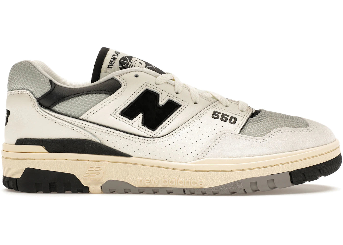 new balance 550 sea salt pack black