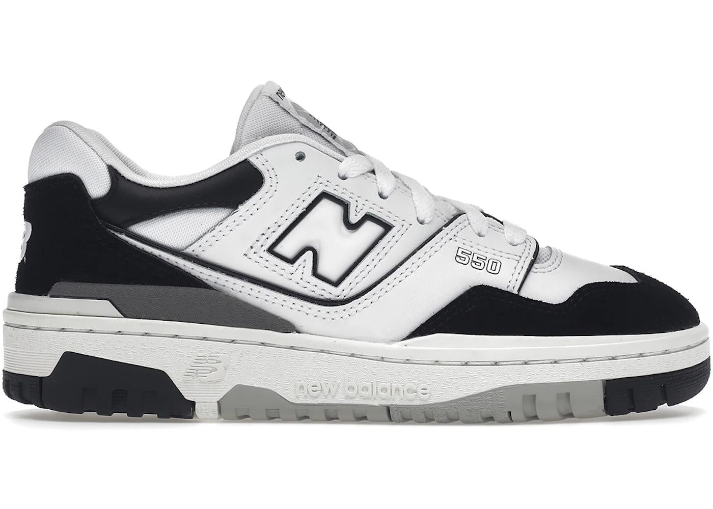 New Balance 550 White Black Rain Cloud (Gs)