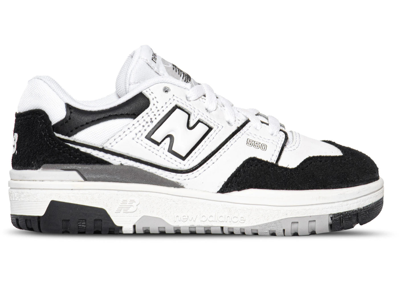New Balance 550 White Black Rain Cloud (Ps)