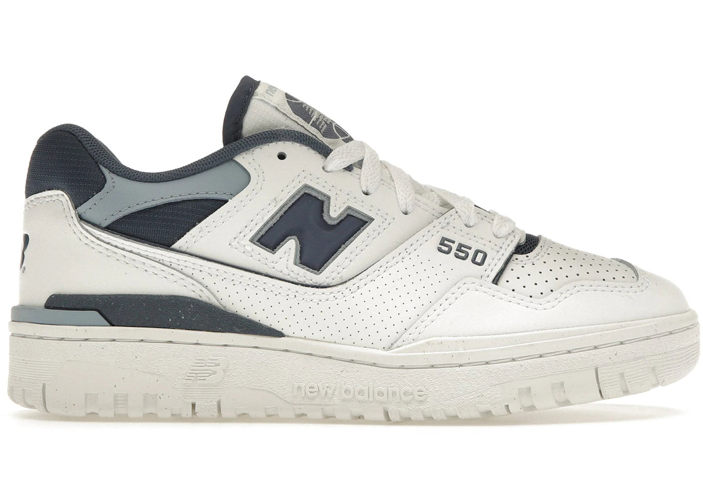 new balance 550 white vintage indigo (women's)