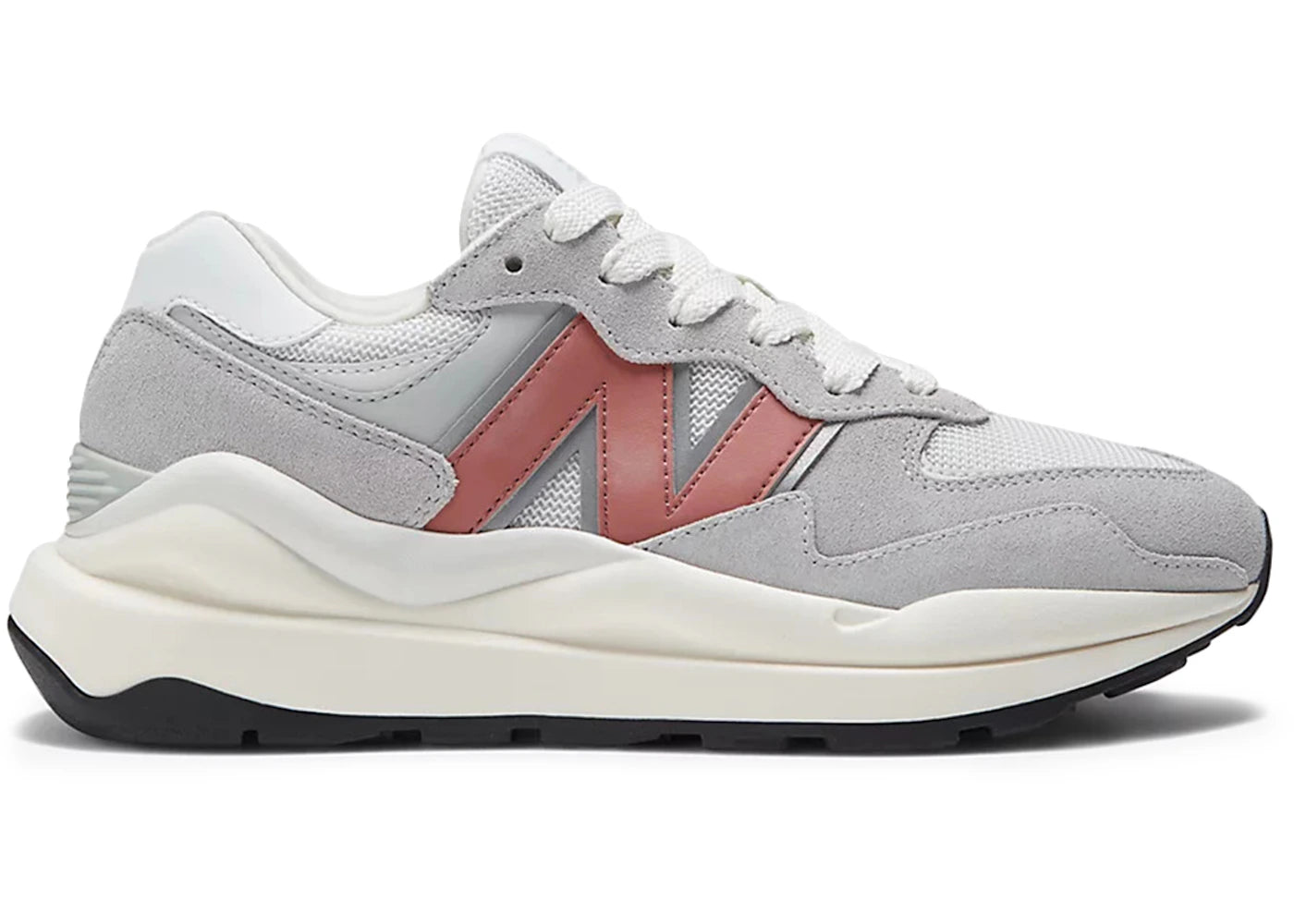New Balance 57/40 Light Aluminium Mineral Red White (Women'S)