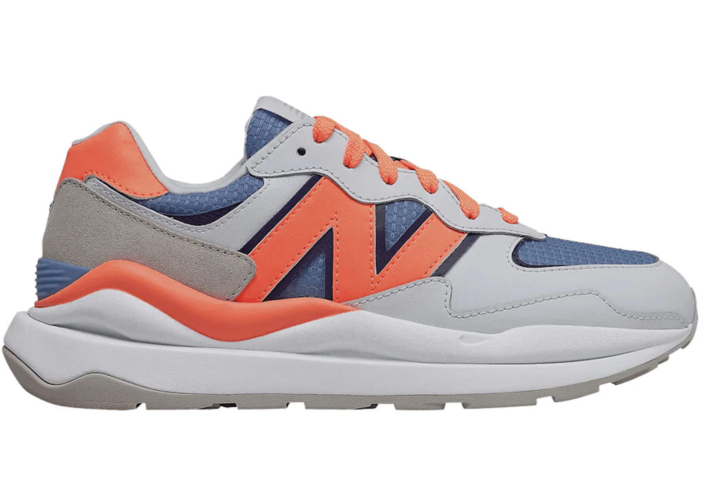 New Balance 57/40 White Orange Stellar Blue (Women'S)