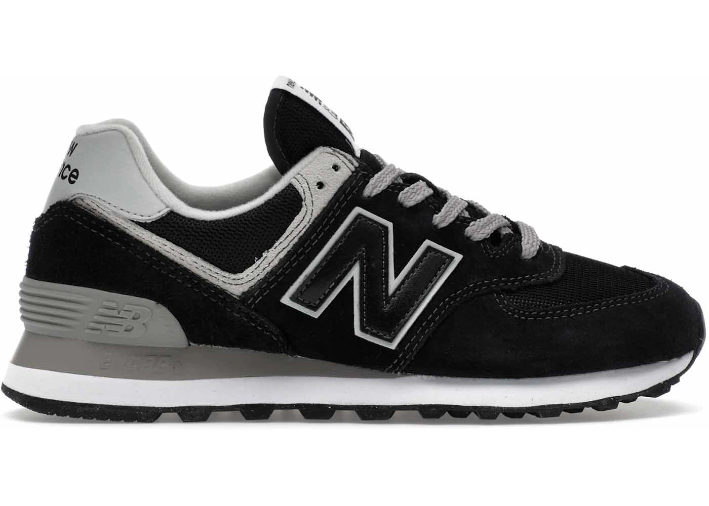New Balance 574 Black Grey (Women'S)
