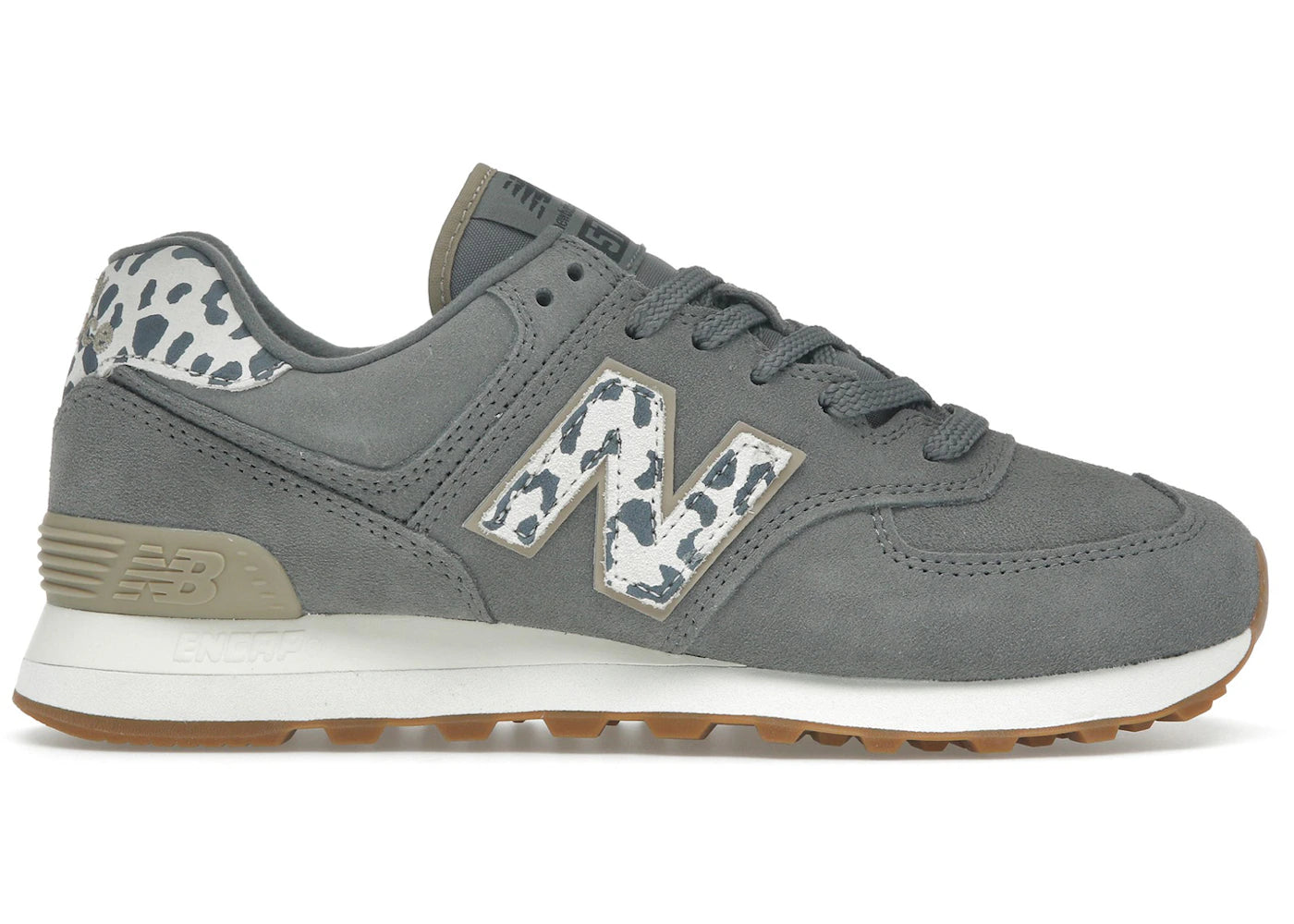 New Balance 574 Harbor Grey Leopard (Women'S)