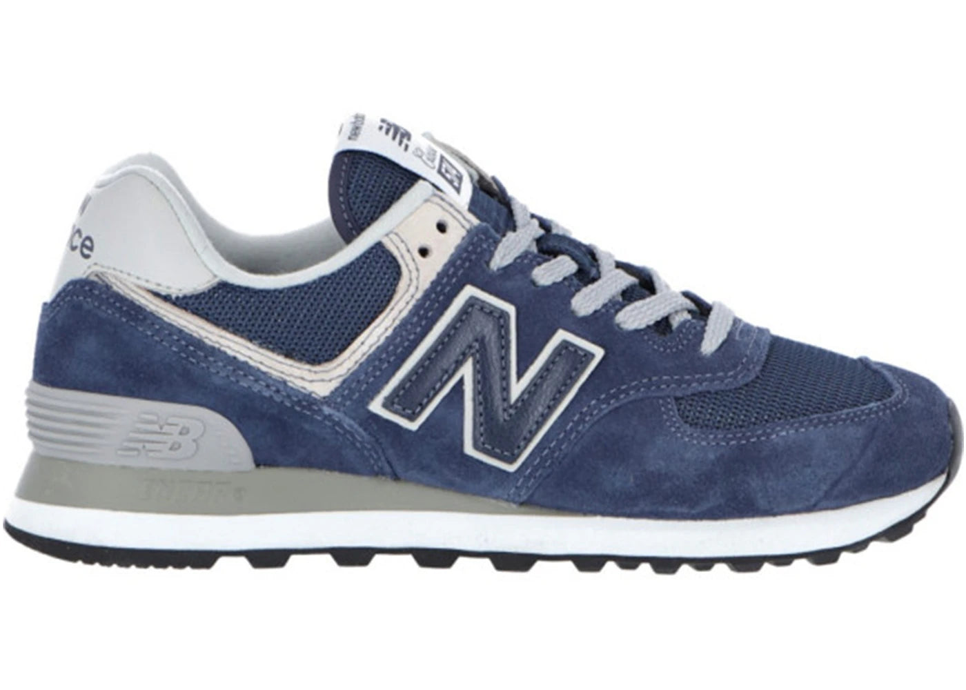New Balance 574 Navy Grey White (Women'S)