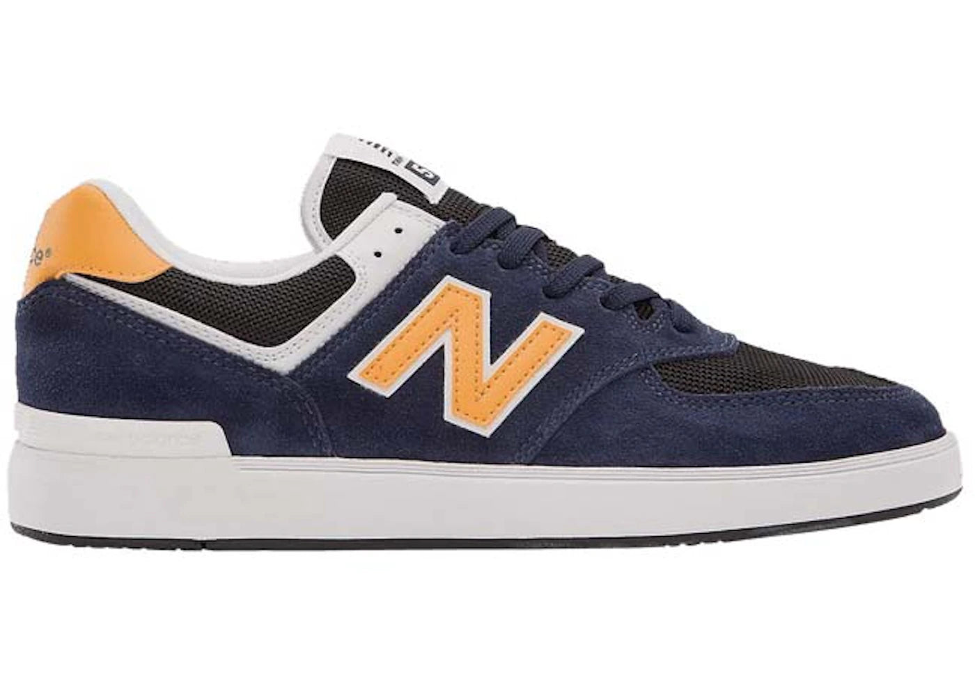 new balance 574 navy yellow
