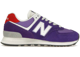 New Balance 574 Purple White Red Womens