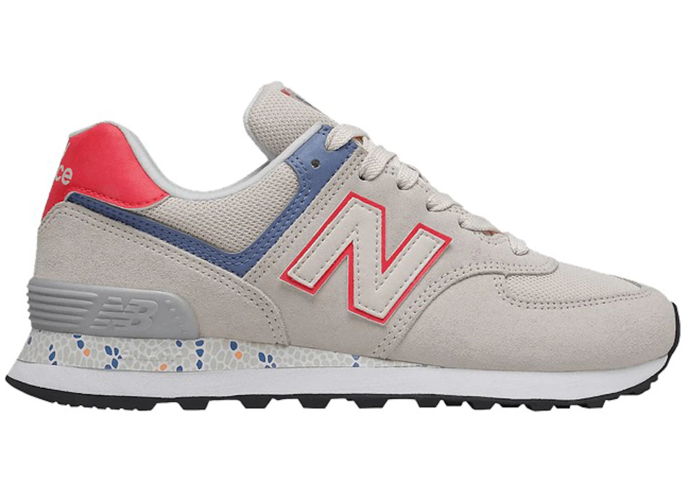 New Balance 574 Raw Silk Vivid Coral (Women'S)