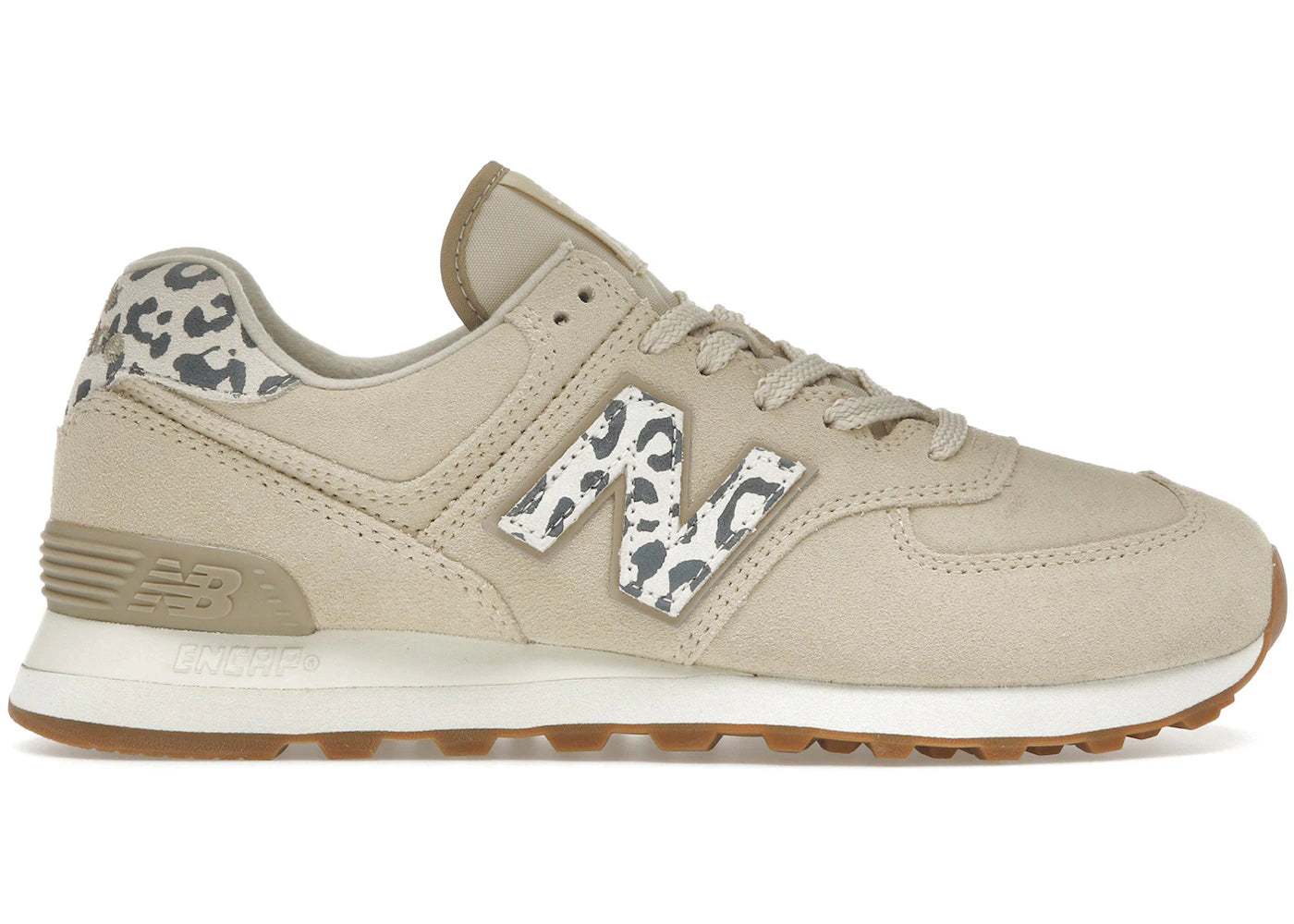 New Balance 574 Sea Salt Leopard (Women'S)