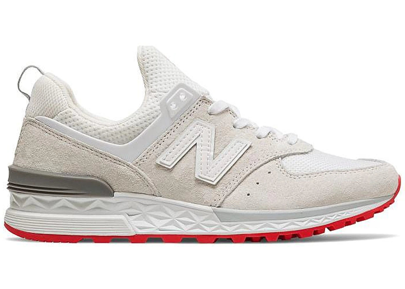 New Balance 574 Sport Off White Red (Women'S)