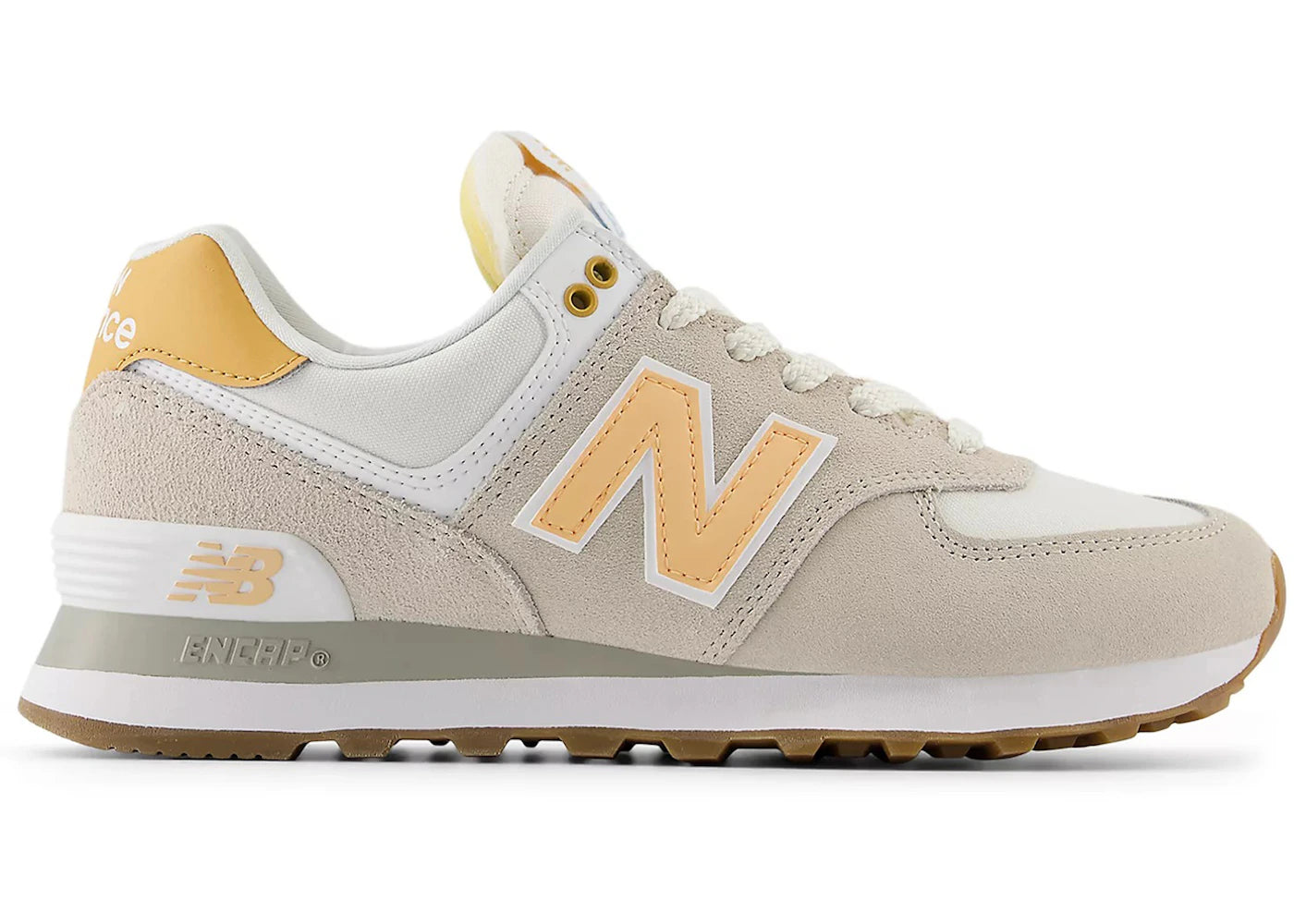 New Balance 574 Timberwolf Alpha Orange (Women'S)