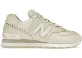 New Balance 574 Triple Cream Leather Womens