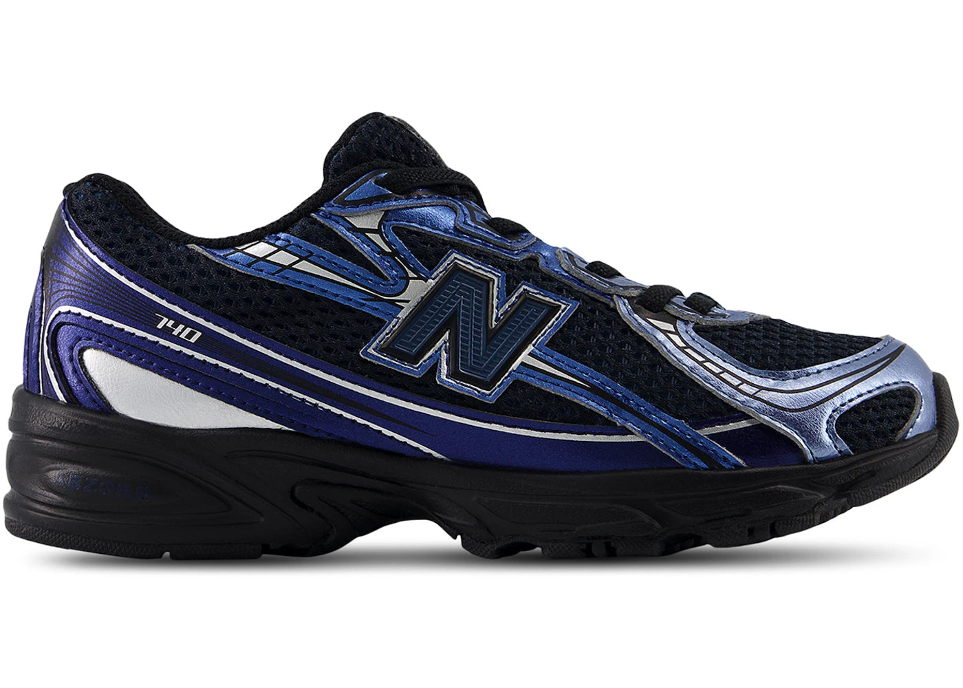 New Balance 740 Bungee Lace Shoreline Blue (Ps)