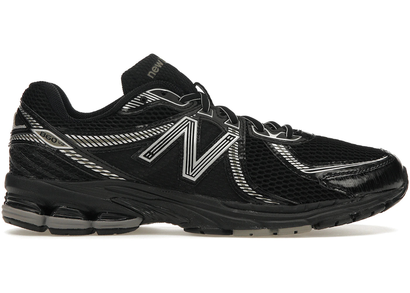 new balance 860v2 black silver