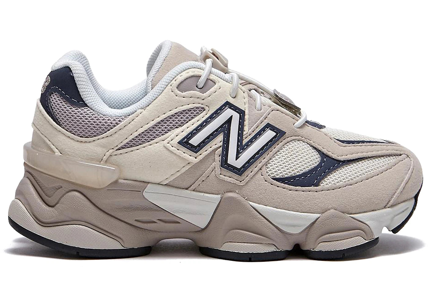 New Balance 9060 Moonrock Linen Lace Toggle (Wide) (Ps)