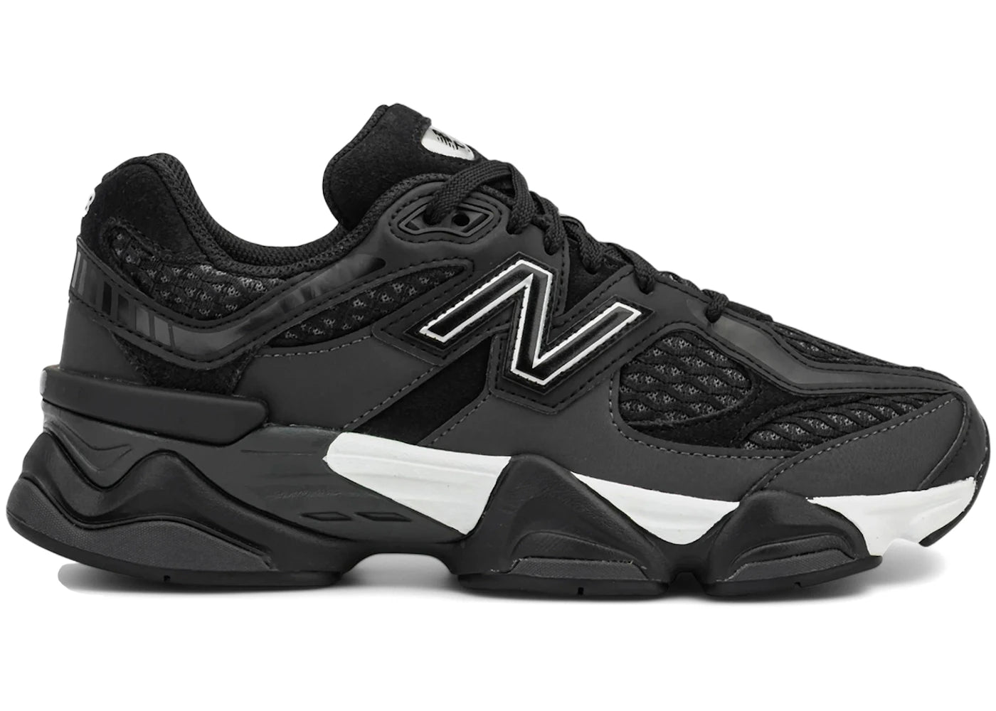 New Balance 9060 Shoe Palace Black Silver (Gs)