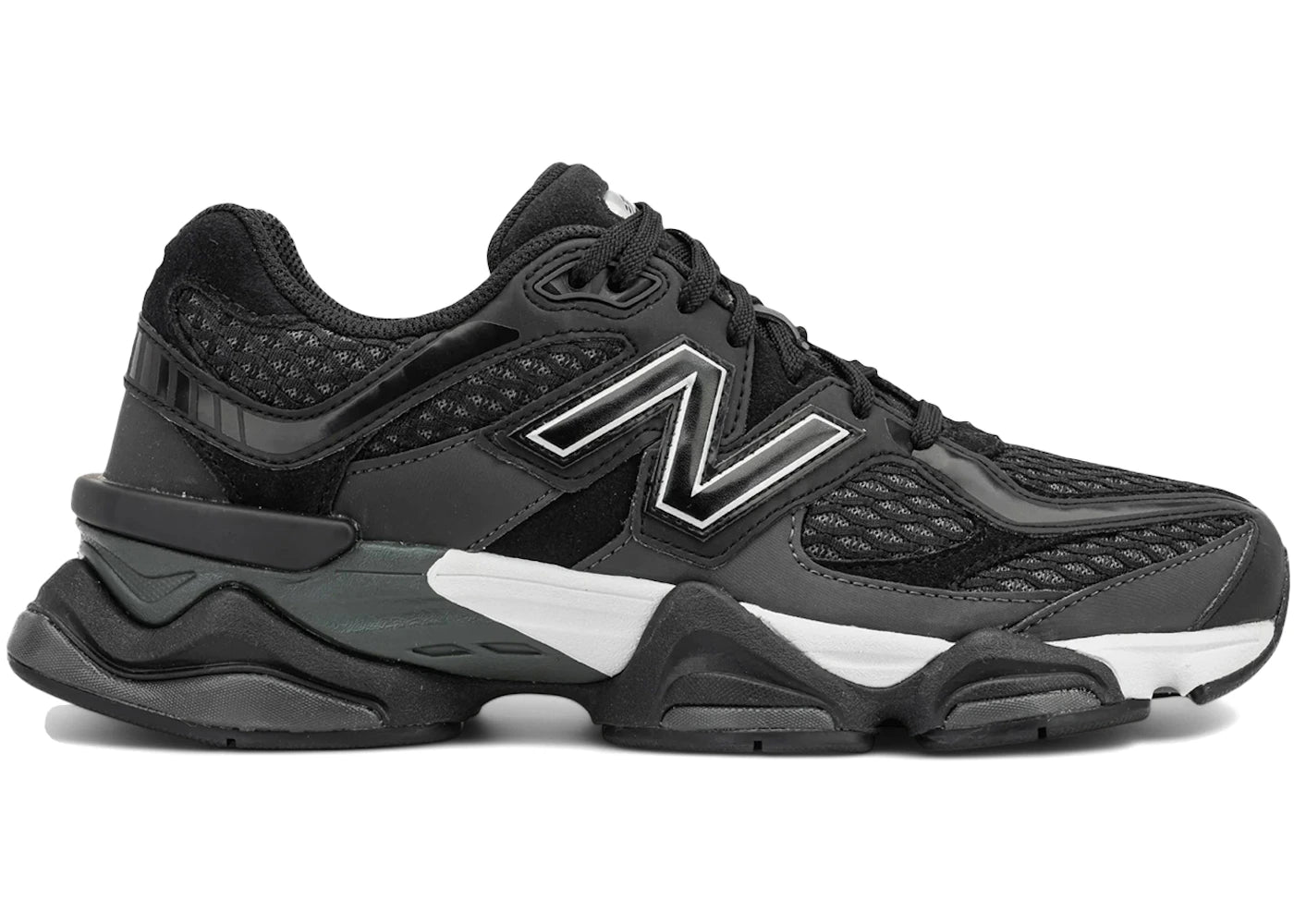 New Balance 9060 Shoe Palace Black Silver