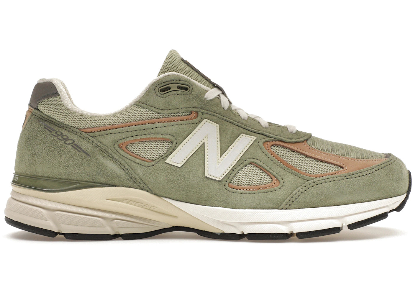 new balance 990v4 miusa teddy santis olive incense