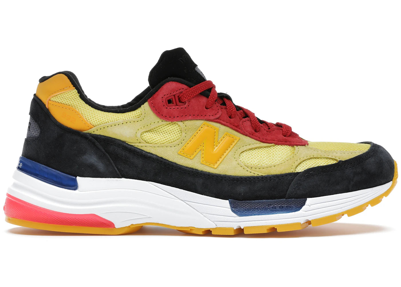 New Balance 992 Yellow Red