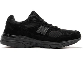 New Balance 993 Miusa Triple Black Suede