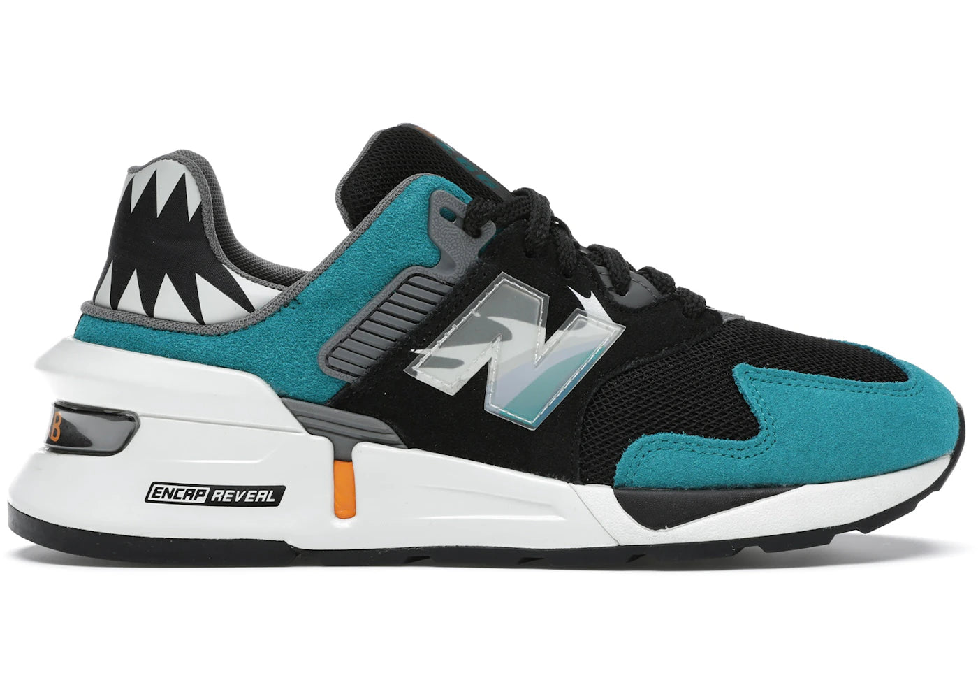 New Balance 997S Shoe Palace Great White (Teal Toe)