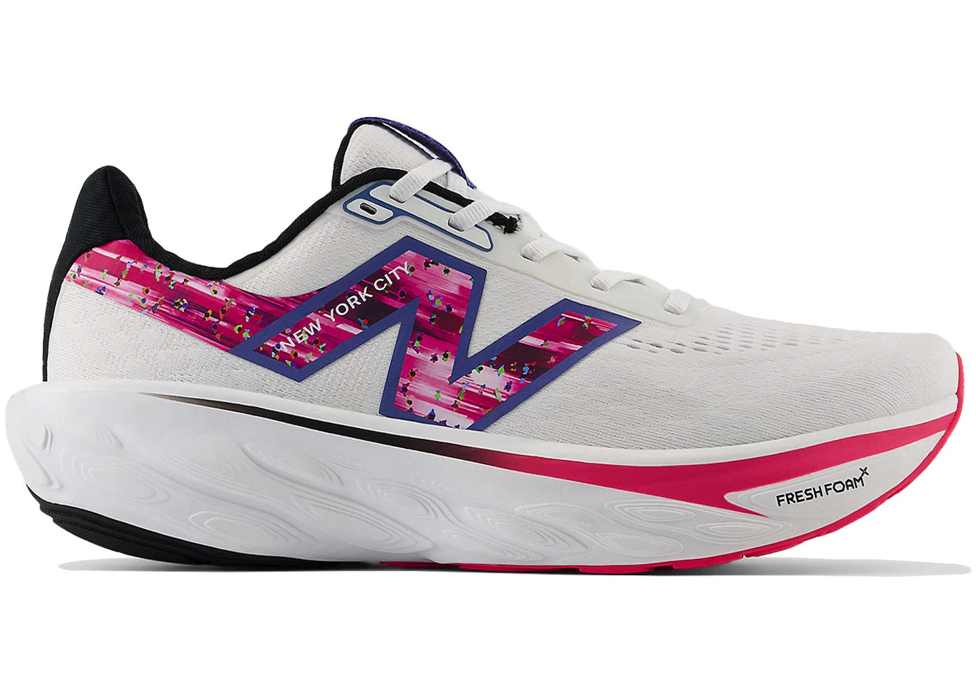 new balance fresh foam x 1080v14 tcs nyc marathon white hi-pink (women's)