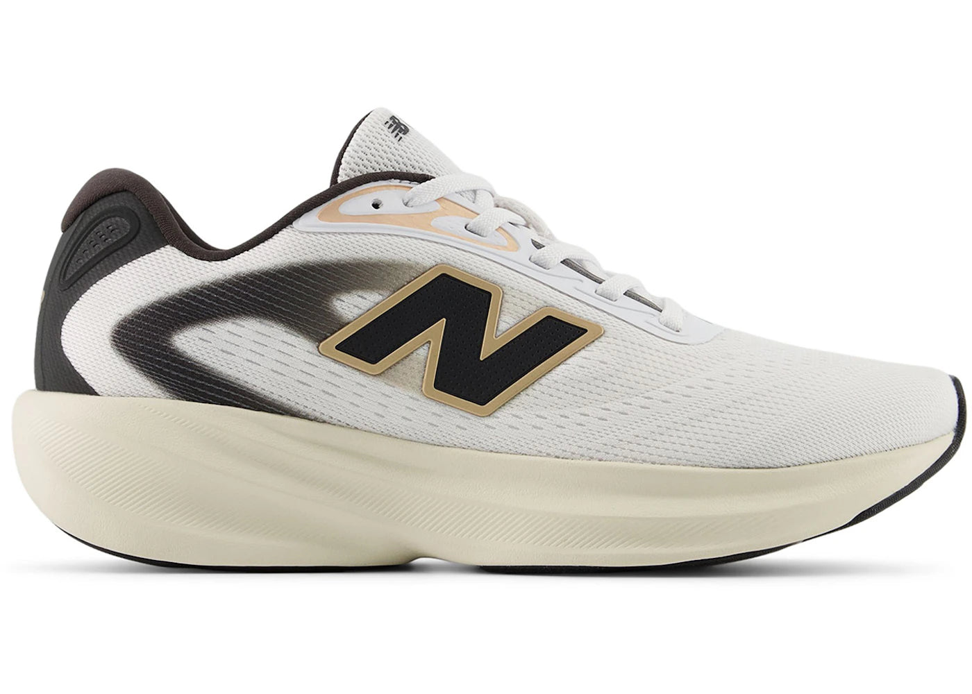New Balance Fresh Foam 680V9 White Faded Black Gold Metallic (Women'S)