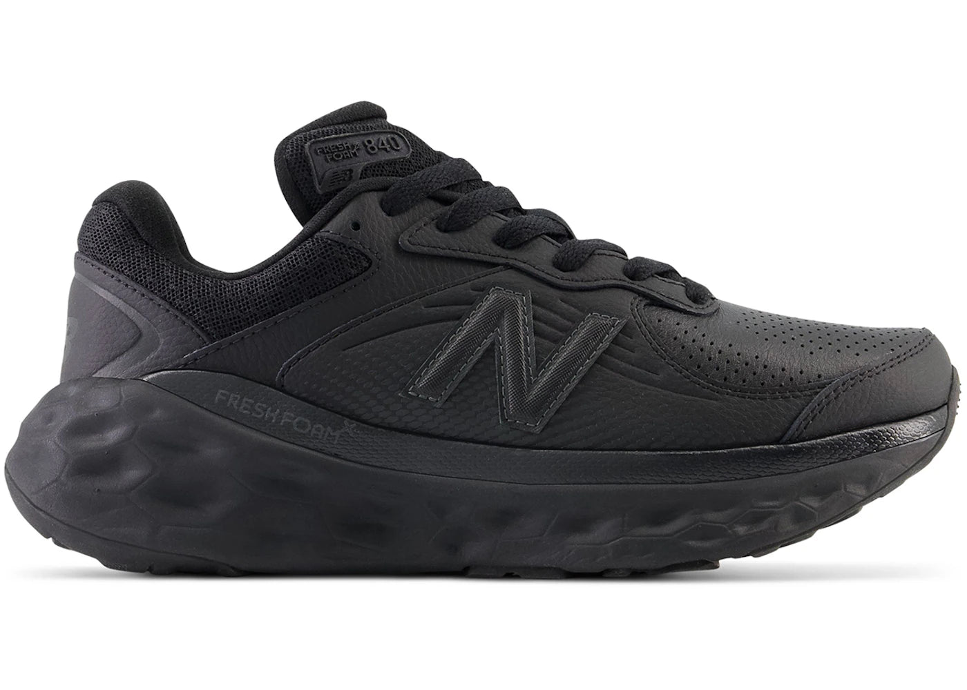 New Balance Fresh Foam X 840F Slip Resistant Black Blacktop (Women'S)