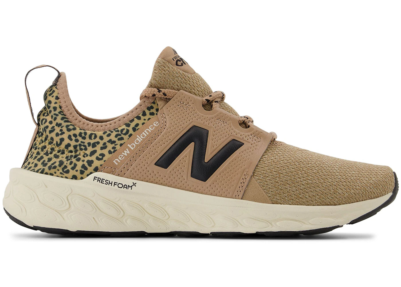 new balance fresh foam cruz v3 flat taupe black cement (women's)
