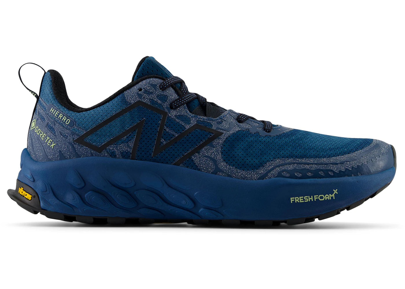 New Balance Fresh Foam X Hierro V8 Gore-Tex Deep Sea Black Everglade Green (Women'S)