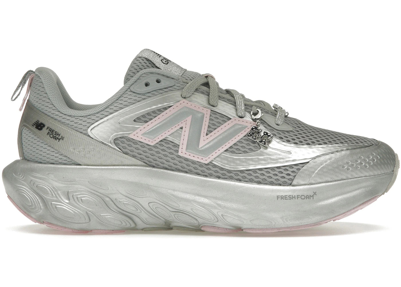 New Balance Fresh Foam Trainer Ganni Silver Metallic