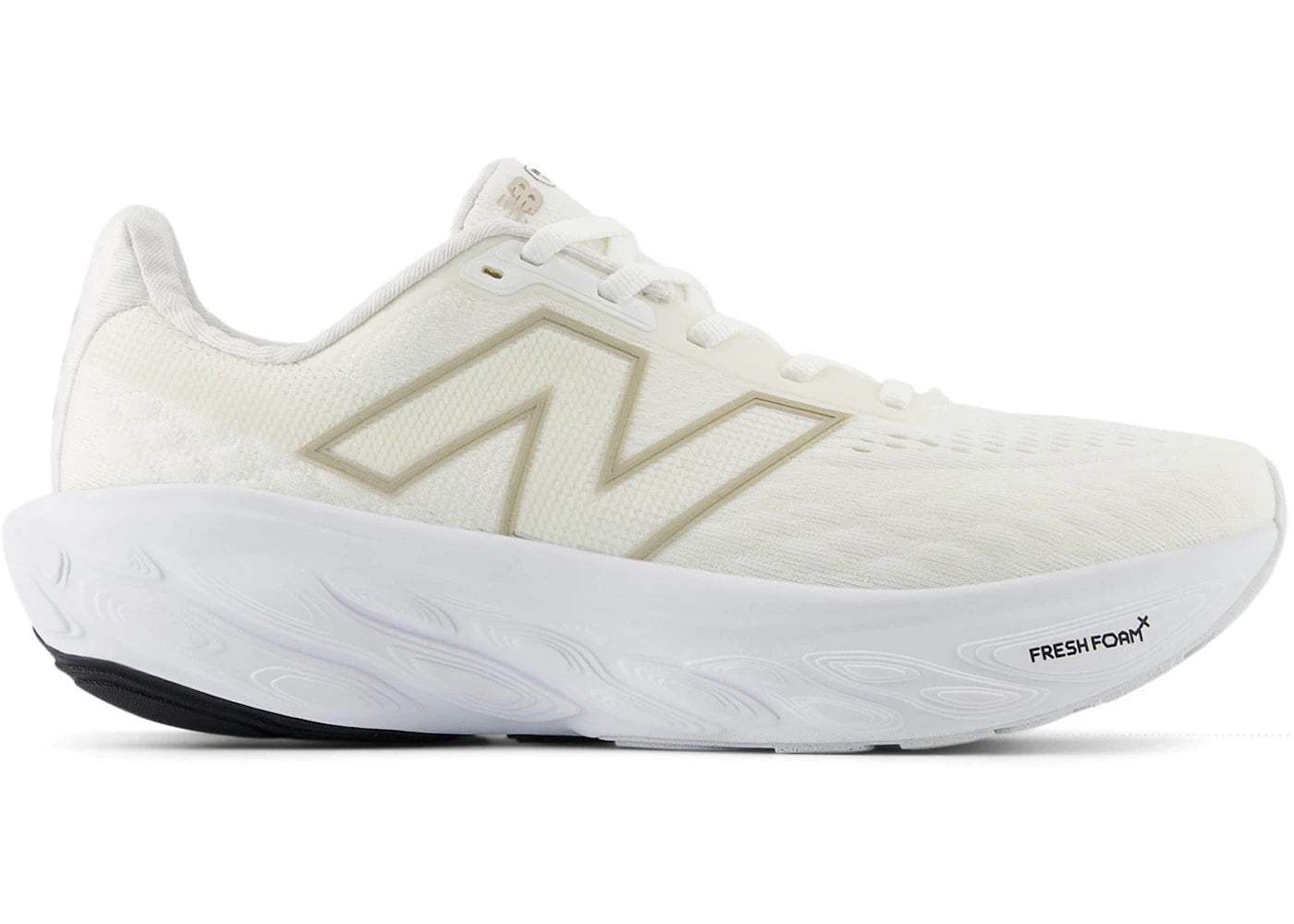 New Balance Fresh Foam X 1080V14 White Light Gold Metallic Sea Salt (Women'S)