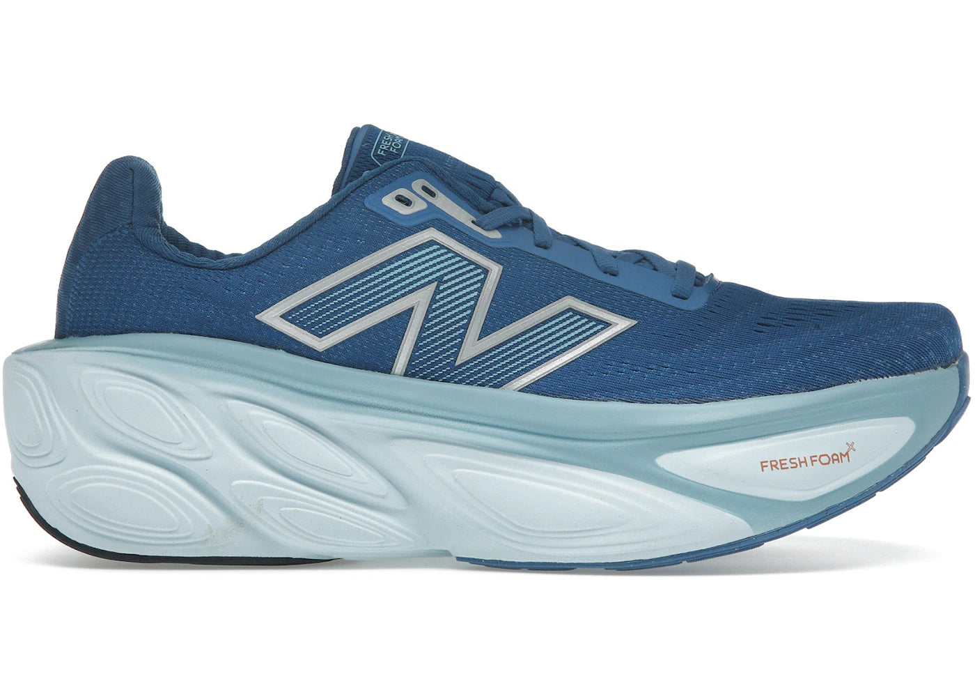 New Balance Fresh Foam X More V5 Blue Agate Quarry Blue Silver Metallic