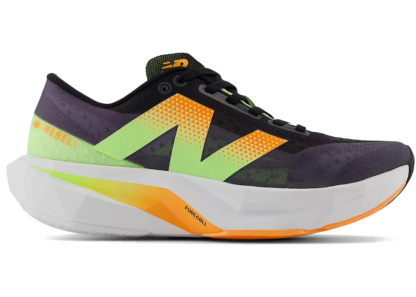 New Balance Fuelcell Rebel V4 Black White Peach (Women'S)
