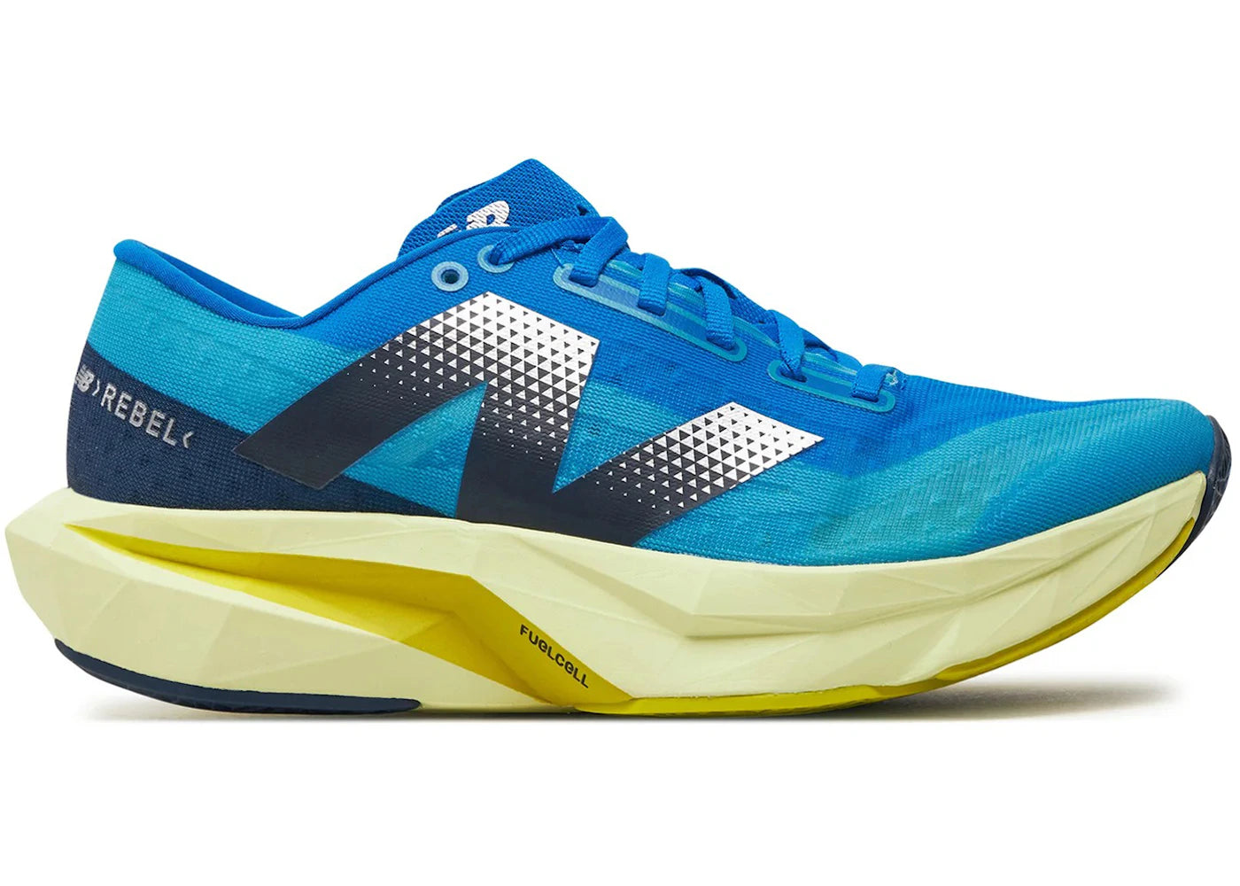 New Balance Fuelcell Rebel V4 Spice Blue Limelight (Women'S)