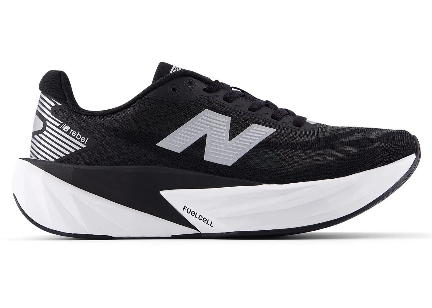 New Balance Fuelcell Rebel V5 Black White Silver (Women'S)