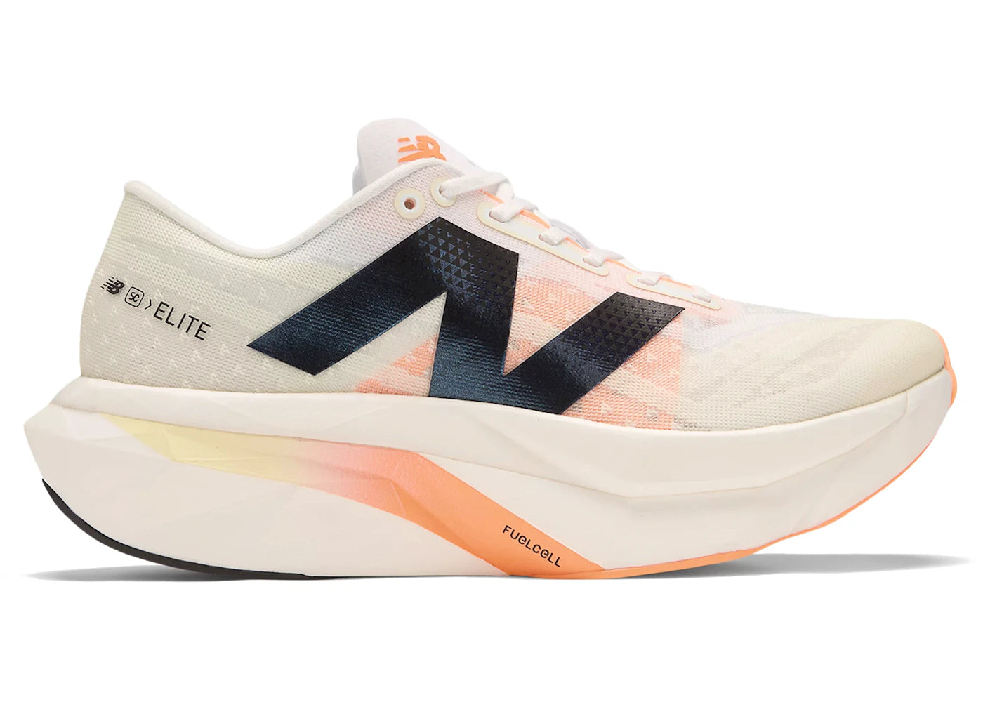 New Balance Fuelcell Supercomp Elite V4 White Angora Hot Mango (Women'S)