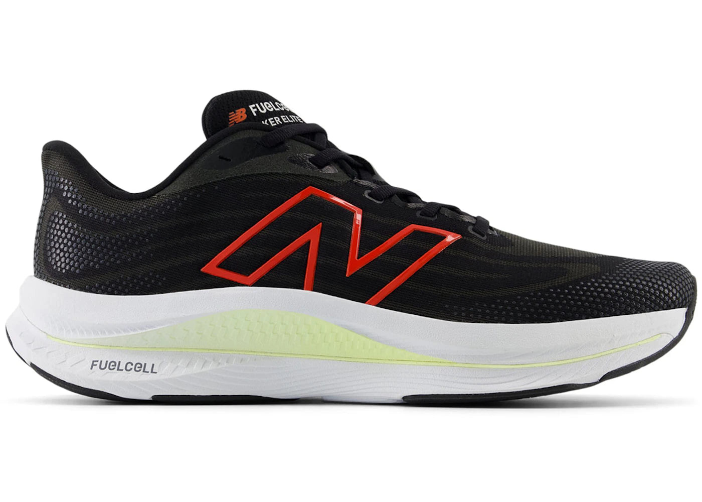 New Balance Fuelcell Walker Elite Black Neo Flame Limelight